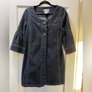 Fancy denim jacket bell sleeves